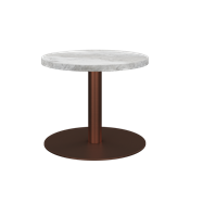 Burgundy Halo Side Table
